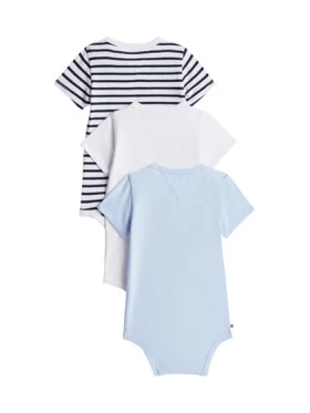 Souprava dětských body Tommy Hilfiger modrý