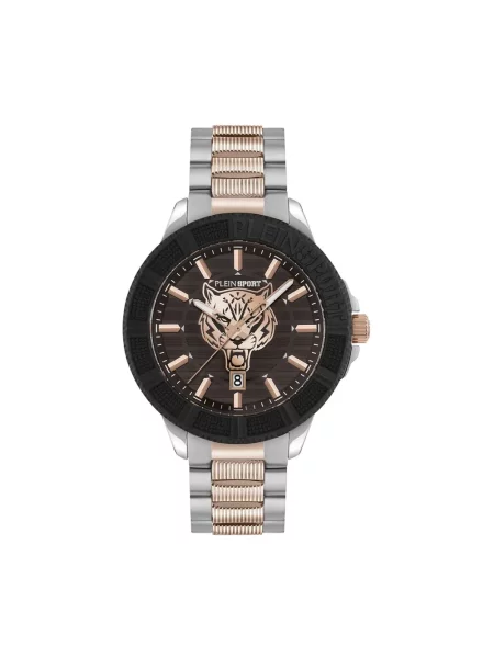 PLEIN SPORT zegarek CITY RUSH srebrny szary