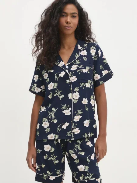 Пижама Answear Lab дамска тъмносиньо