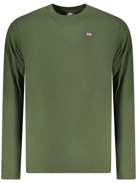 Lung tricou Norway 1963 cu mâneci lungi verde