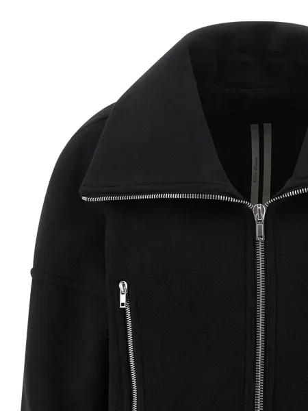 Palton Rick Owens de lână negru