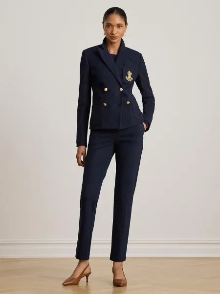 Lauren Ralph Lauren Nohavice MODERN PONTE námornícka modrá