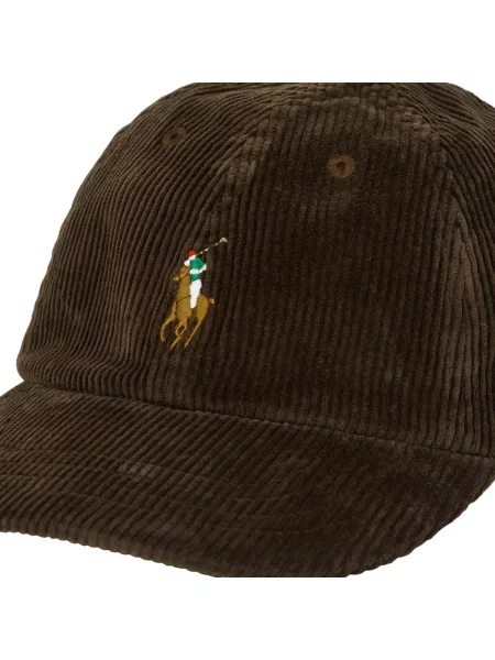 Menčestrová čiapka Polo Ralph Lauren hnedá