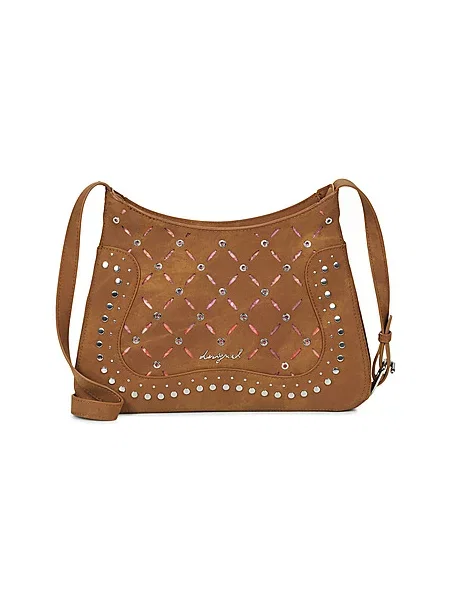 Crossbody torbica Desigual rjava