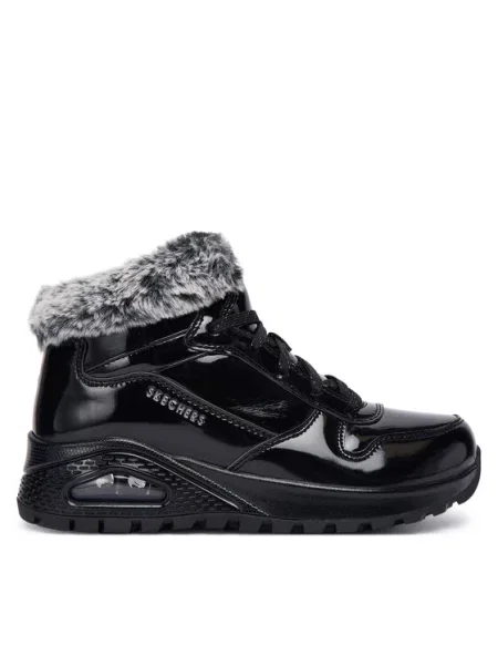 Skechers Škornji Uno Rugged črna