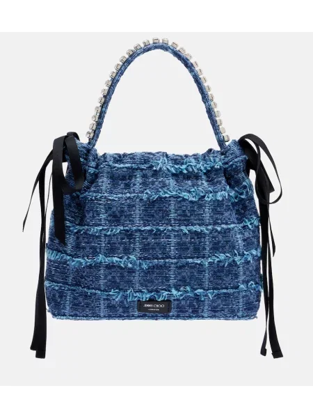 Top Jimmy Choo cu cordon albastru