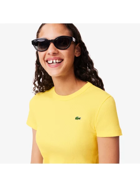 Футболка Lacoste желтая