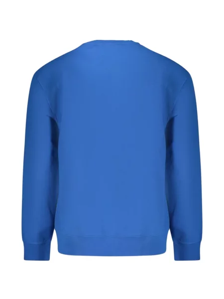 Lung hanorac Calvin Klein cu autograf albastru