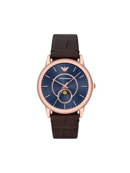 Годинник Emporio Armani Luigi Rose Gold/Brown рожевий