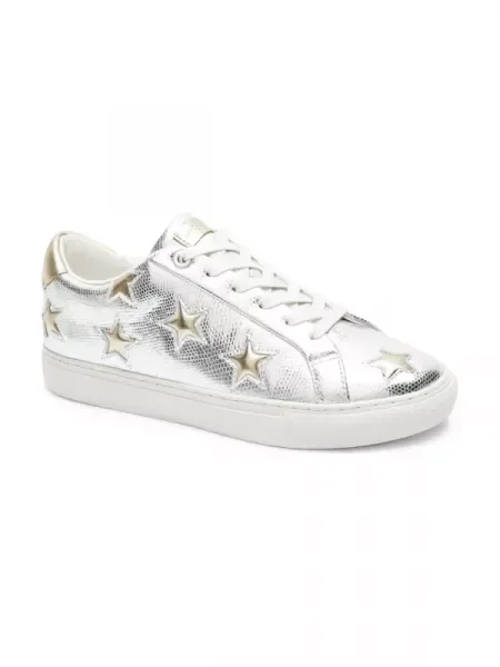 Kurt Geiger De piele sneakers LANE argintiu