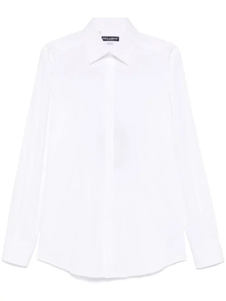Cămașă Dolce & Gabbana din poplin alb
