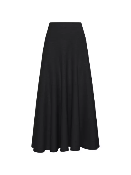 Fusta maxi Gabriela Hearst de lână negru
