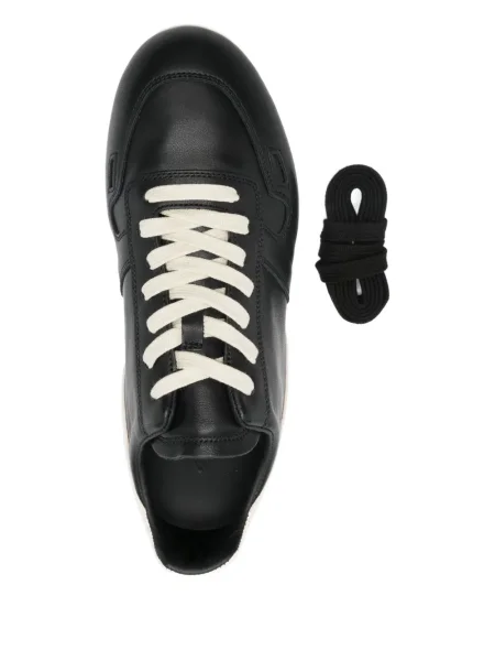 Sneakerși Rick Owens din piele negru