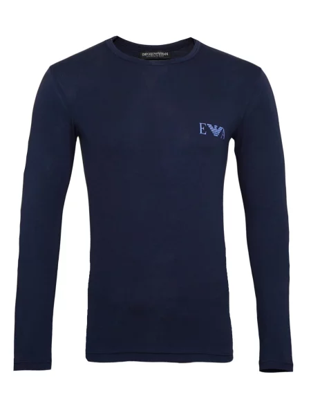 Emporio Armani Tricou închis / lila albastru