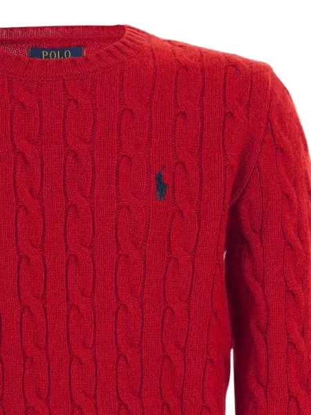 Sweter dziecięcy Polo Ralph Lauren czerwony