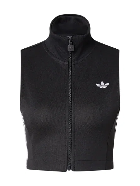 Klasický top Adidas Originals bez rukávů bílý