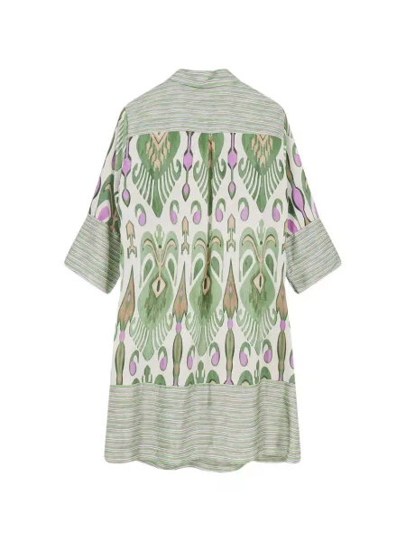 Rochie mini Bye Firenze cu imagine verde