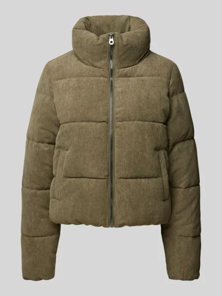 Kurtka pikowana o kroju regular fit ze sztruksu model ‘NEWDOLLY’ Only oliwkowa