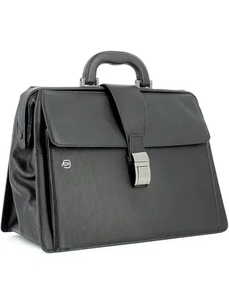 Torba Piquadro skórzana elegancka czarna
