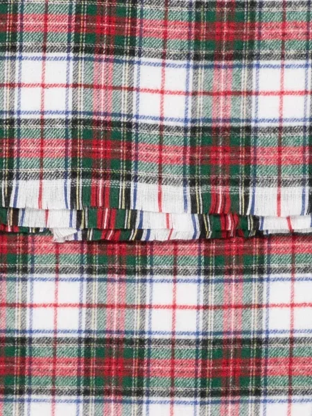 Καρό κασκόλ Lauren Ralph Lauren λευκό