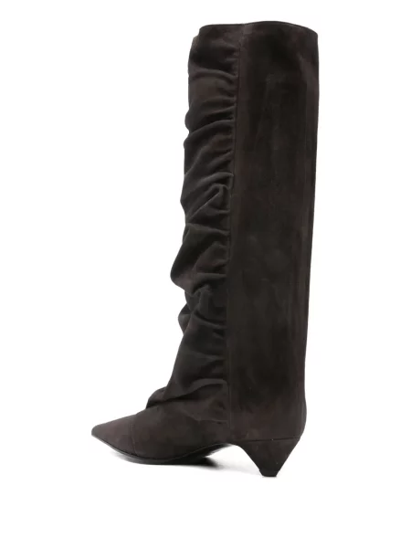 Semišové kozačky Lella Baldi hnědé