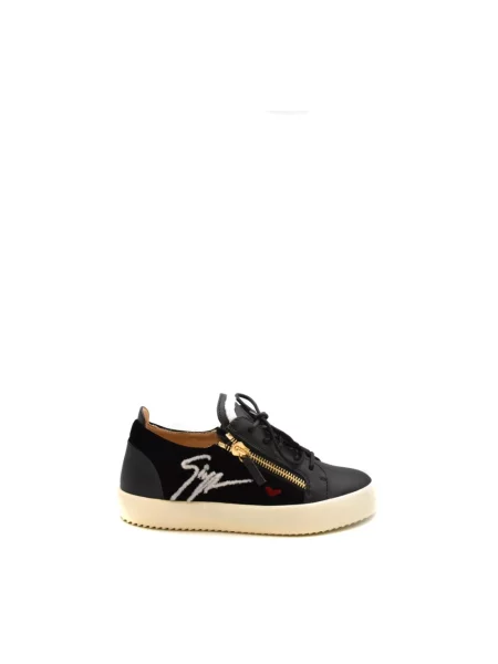 Sneakersy Giuseppe Zanotti na platformie czarne