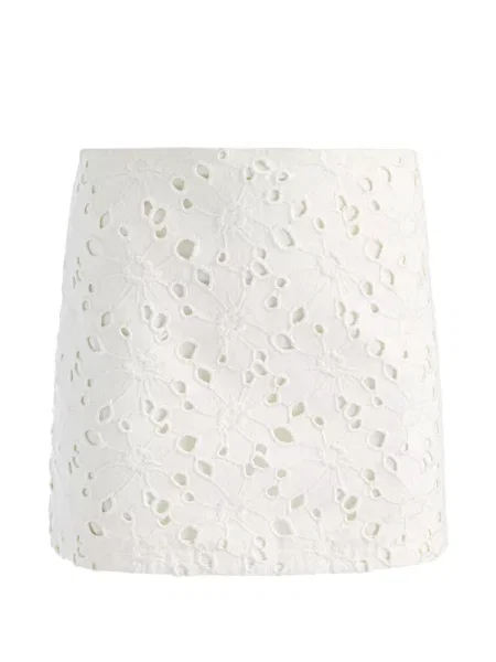 Fustă Alice + Olivia cu broderie alb