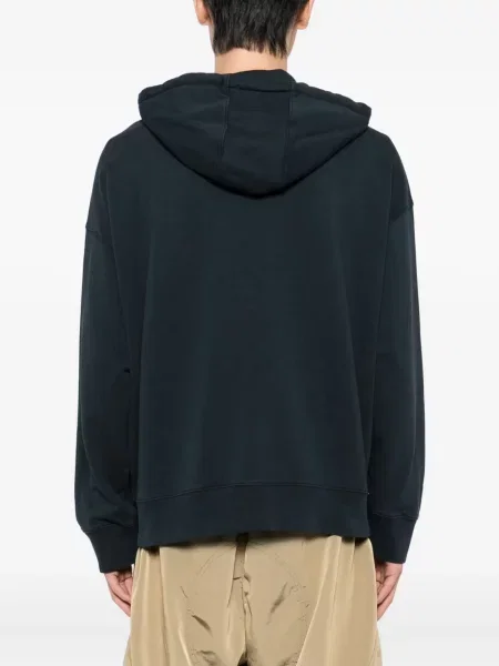 Hanorac cu glugă Maison Kitsune albastru