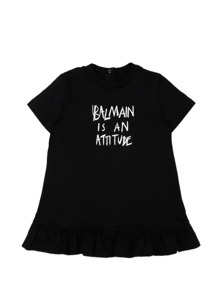Sukienka dziecięca Balmain czarna