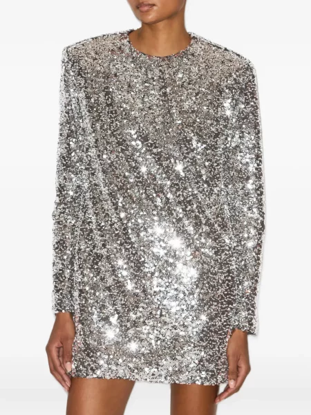 Rochie Isabel Marant de costum argintiu
