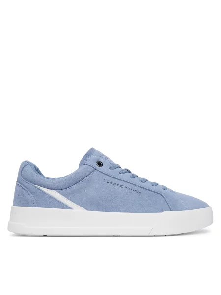 Sneakersy Tommy Hilfiger Th Court Premium Suede modrá