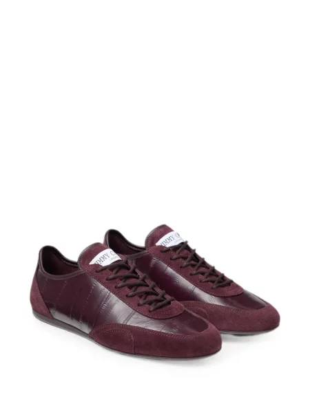 Top Jimmy Choo din piele cu imagine roșu