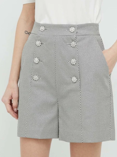 Custommade pantaloni scurti Nadja femei modelator high waist gri