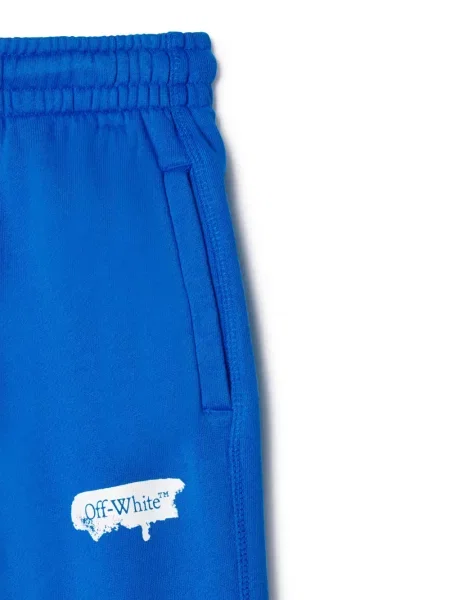 Dětské kalhoty Off-white bílé