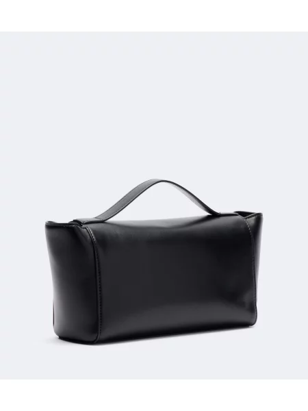 Top Savette din piele negru