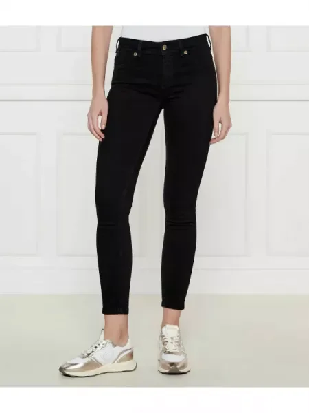 Versace Jeans Couture Blugi TASCHE | Skinny fit negru