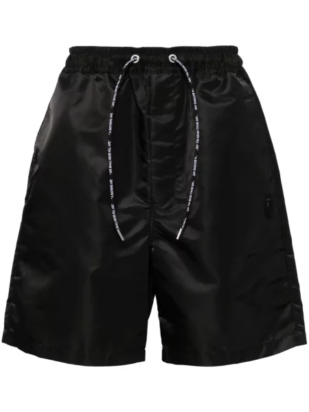 Pantaloni scurți A Bathing Ape® cu broderie negru