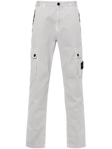Pantaloni cargo Stone Island cu strasuri gri