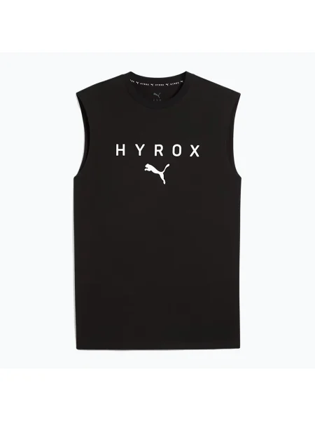 Tricou de antrenament pentru bărbați PUMA Hyrox Cutoff Tank black negru