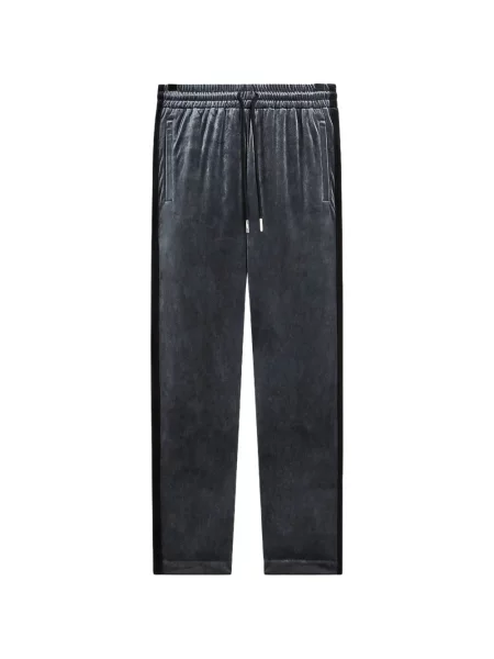 Pantaloni Kith de catifea alergare gri