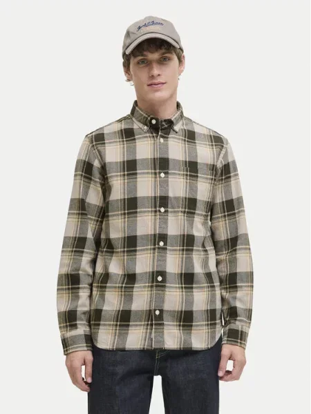 Jack & Jones Сорочка Blubrook бежевий