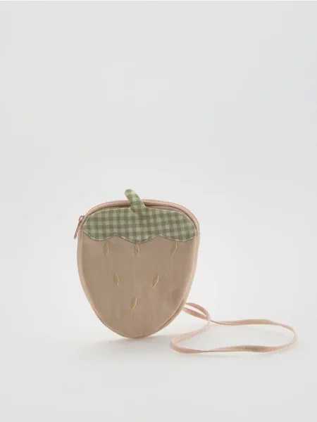 Reserved Mała torebka na ramię pastelowy róż