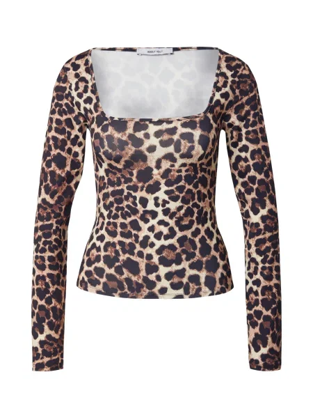 ABOUT YOU Tricou Penny bej / maro negru