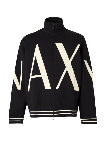ARMANI EXCHANGE Hanorac bej deschis negru