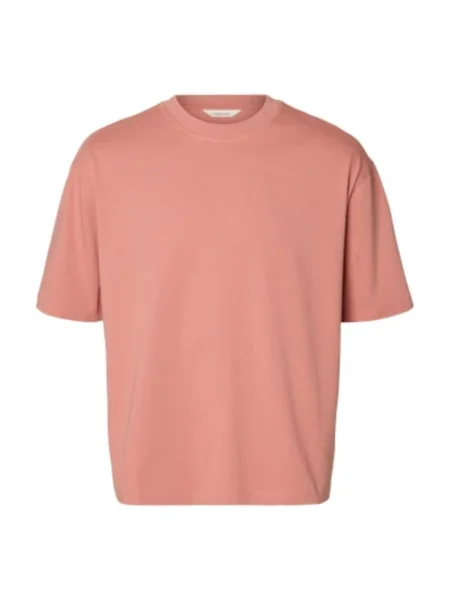 SELECTED Tricou SLHAspen pal roz