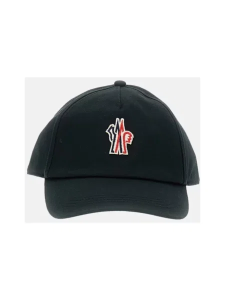 Czapka z daszkiem Moncler niebieska