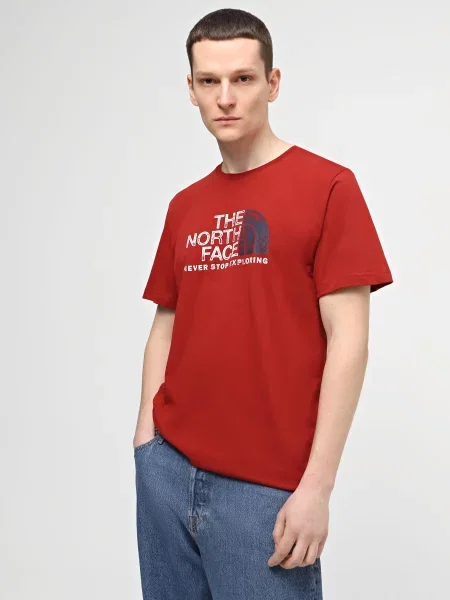 The North Face M S/S Rust 2 Tee Футболка червоний