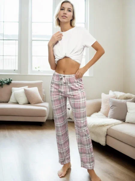 Pižama Dewberry bela