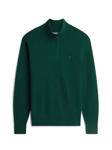 TOMMY HILFIGER Pulover închis verde