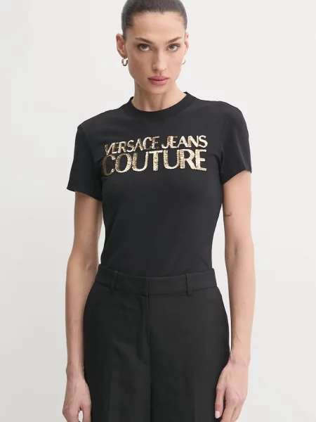 Versace Jeans Couture tricou femei negru